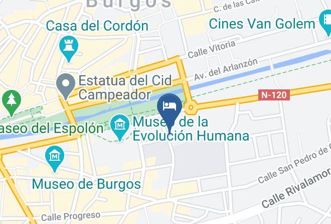 Burgos - Hotel Boutique Museo Maps