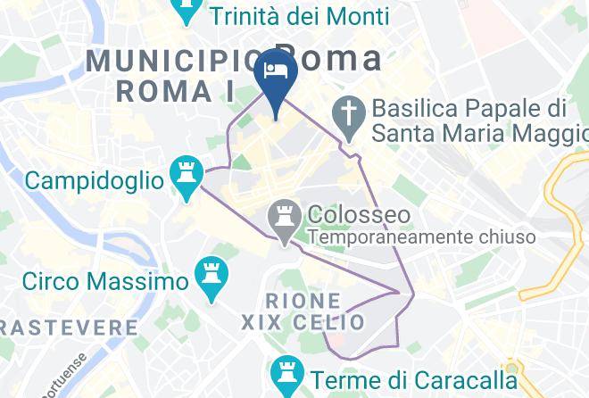 Rome - Hotel Boutique Nazionale Maps