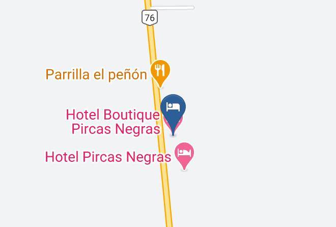 Coronel Felipe Varela - Hotel Boutique Pircas Negras Maps