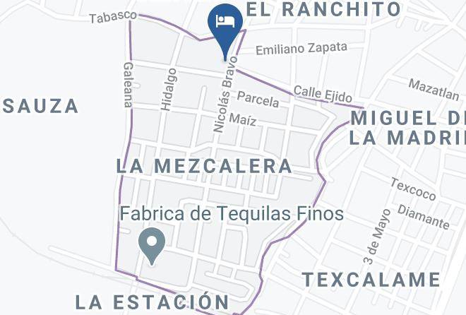 Tequila - Hotel Boutique Quinta Tequillan Maps