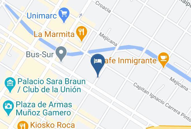 Magallanes Province - Hotel Boutique Restaurant Kran Kreen Maps