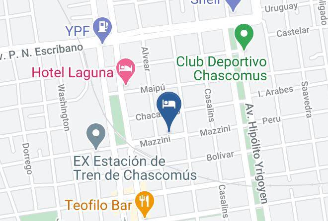 Chascomus - Hotel Roble Blanco Maps