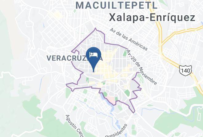 Xalapa - Hotel Boutique San Antonio Maps