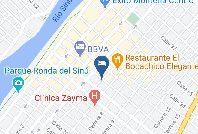 Monteria - Hotel Boutique San Lazaro Maps