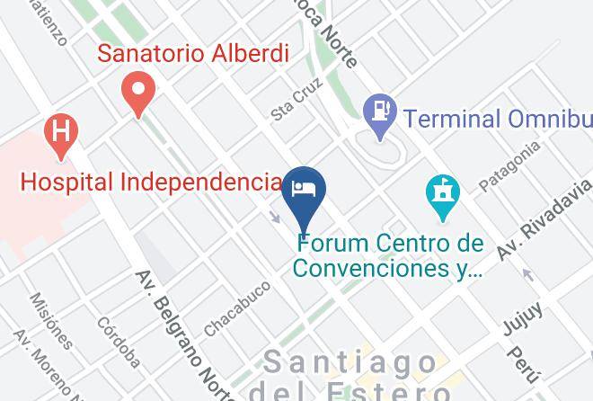 Santiago Del Estero - Hotel Boutique Santiago Maps