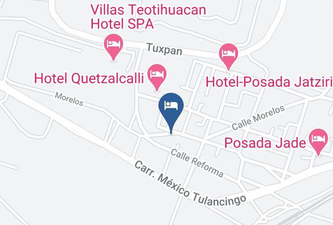Teotihuacan - Hotel Boutique Sierra Patlachique Maps