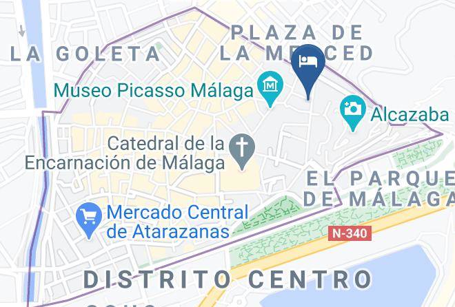 Malaga - Hotel Boutique Teatro Romano Maps
