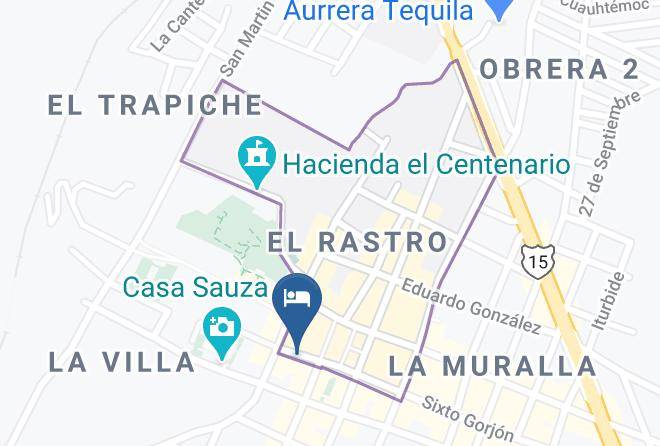 Tequila - Hotel Boutique Tierra Magica Maps