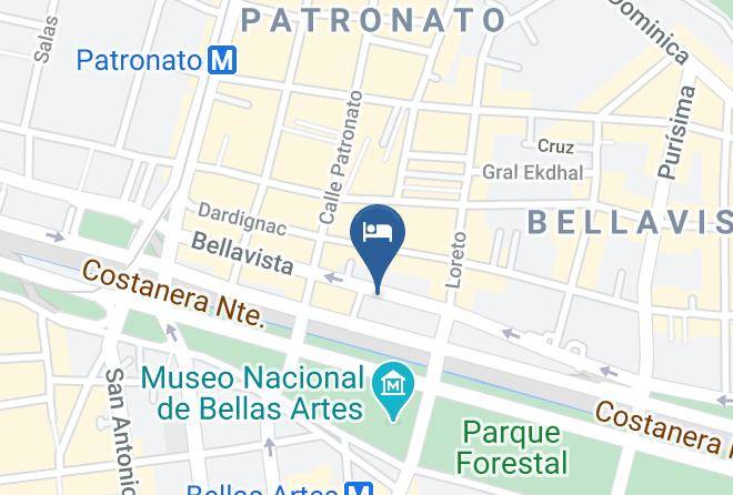 Santiago - Hotel Boutique Tremo Bellas Artes Maps