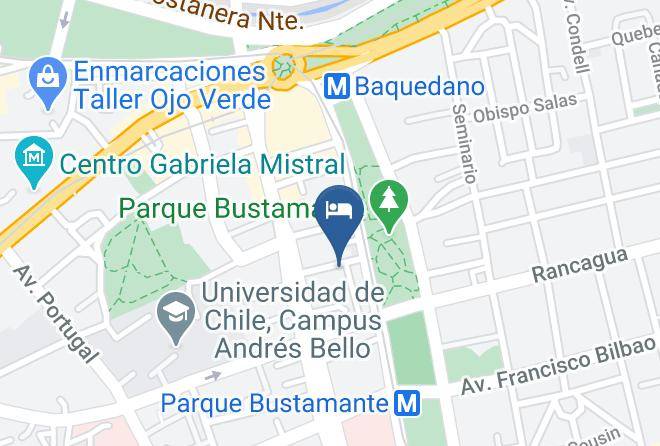 Santiago - Hotel Boutique Tremo Bustamante Maps
