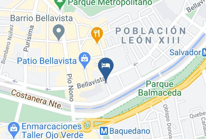 Santiago - Casona Patio Bellavista Maps