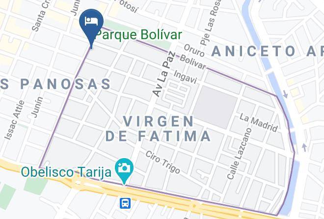 Cercado - Hotel Boutique Vendimia Tarija Maps