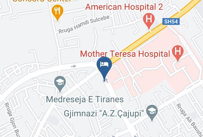 Tirana - Hotel Vila Fernando Maps