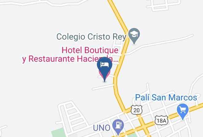 San Marcos - Hotel Boutique Y Restaurante Hacienda San Pedro Maps
