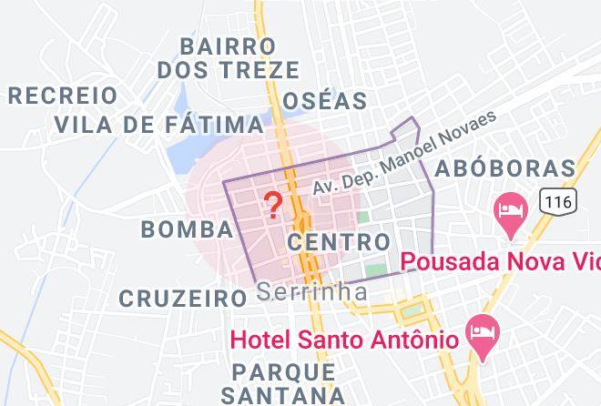 Serrinha - Hotel Br Maps
