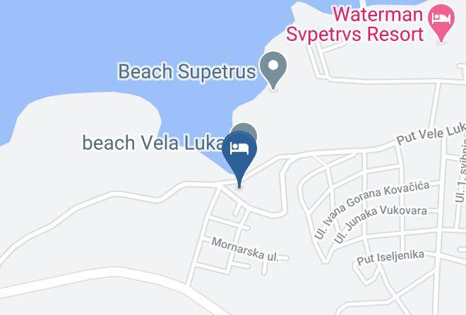 Supetar - Hotel Bracka Perla Maps