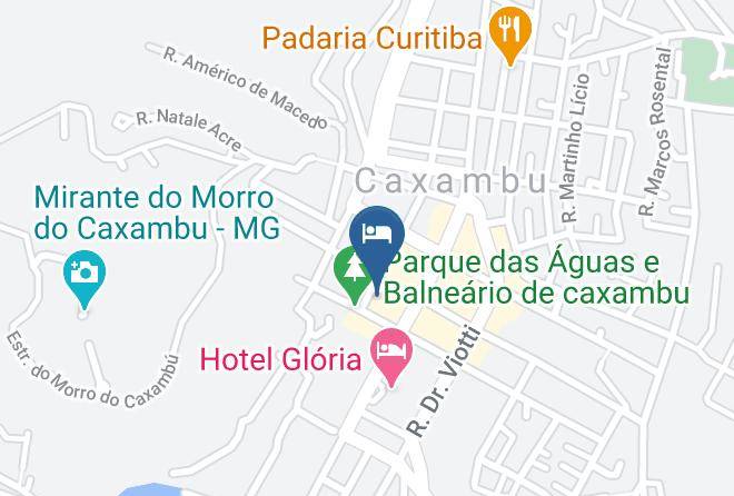 Caxambu - Hotel Braganca Maps