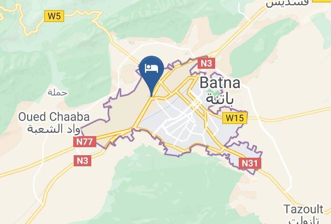 Batna - Hotel Brahimi Batna Maps