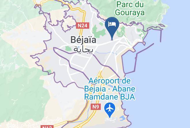 Bejaia - Hotel Brahmi Maps