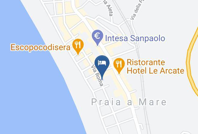 Cosenza - Hotel Branca Ritamadre Maps