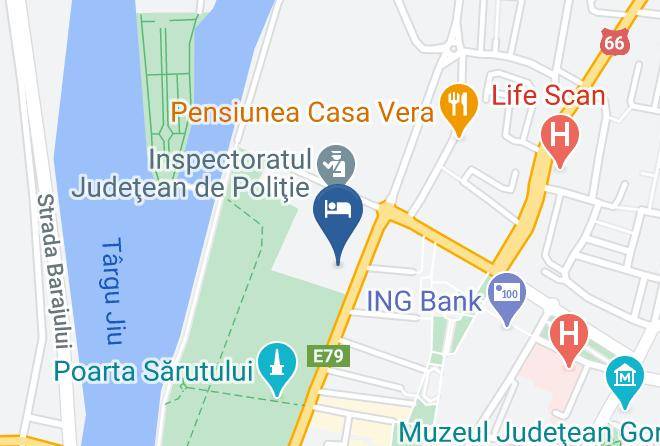 Tirgu Jiu - Hotel Brancui Maps