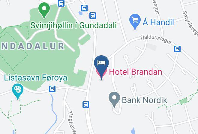 Torshavnar - Hotel Brandan Maps