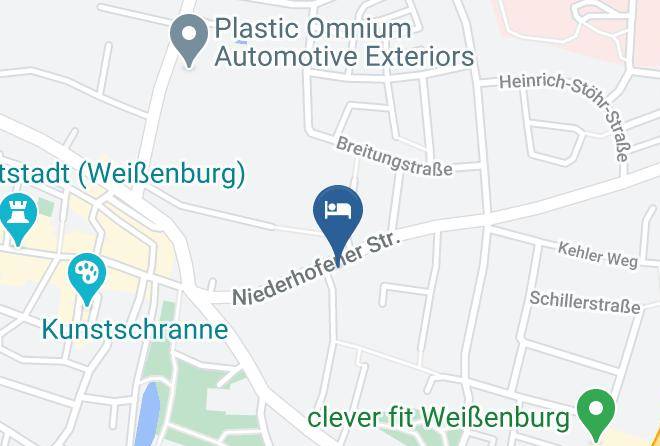 Weisenburg Gunzenhausen - Hotel Brandenburger Hof Inh Betti Stadtler Maps