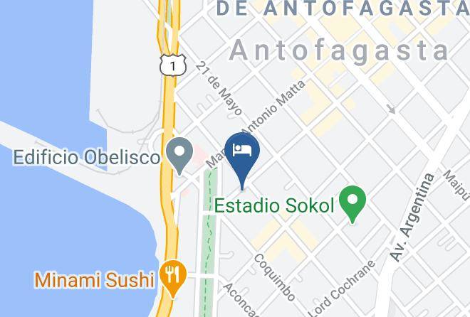 Antofagasta Province - Hotel Brasil Maps