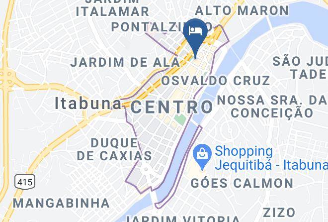 Itabuna - Hotel Brasil Maps