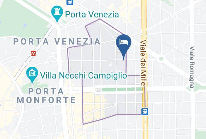 Milan - Hotel Brasil Maps