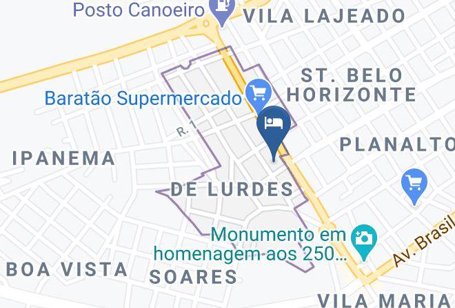 Hotel Brasil Map