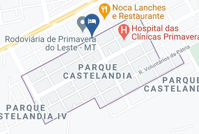 Primavera Do Leste - Hotel Brasil Maps