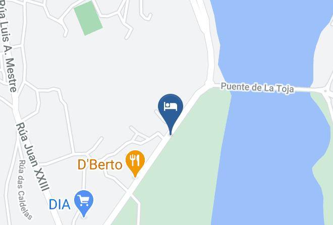 Pontevedra - Hotel Brasil Santos S L Maps