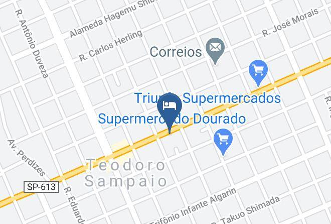 Teodoro Sampaio - Hotel Brasil Maps