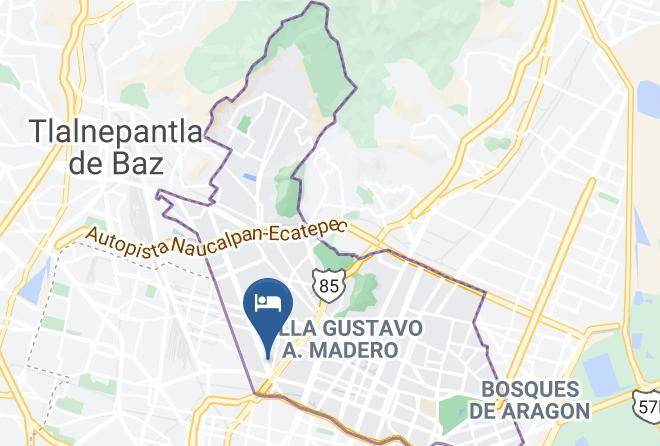 Gustavo A Madero - Hotel Brasilia Maps