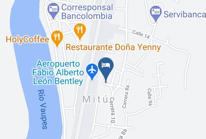 Mitu - Hotel Brasilia Vaupes Maps