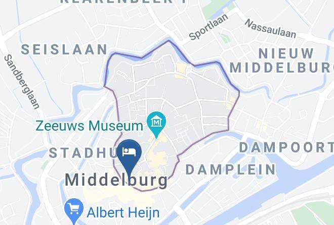 Middelburg - Hotel Brasserie De Huifkar Maps