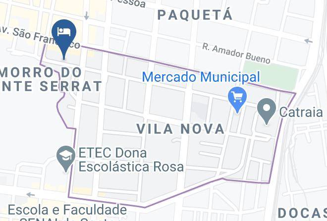 Santos - Hotel Brasul Maps