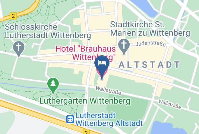Wittenberg - Hotel Brauhaus Wittenberg Maps