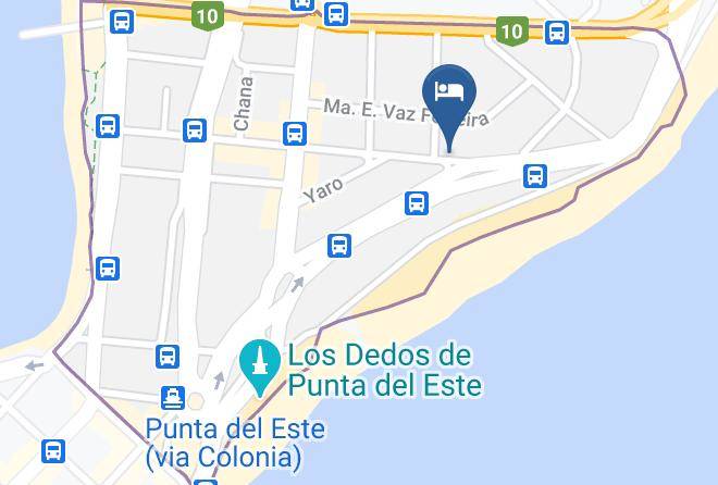 Punta Del Este - Hotel Bravamar Maps