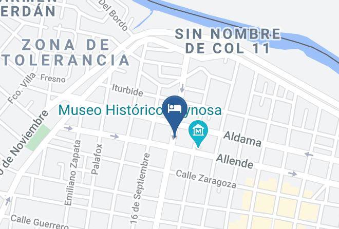Reynosa - Hotel Bravo Maps