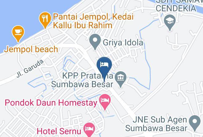 Sumbawa - Hotel Bravo Maps
