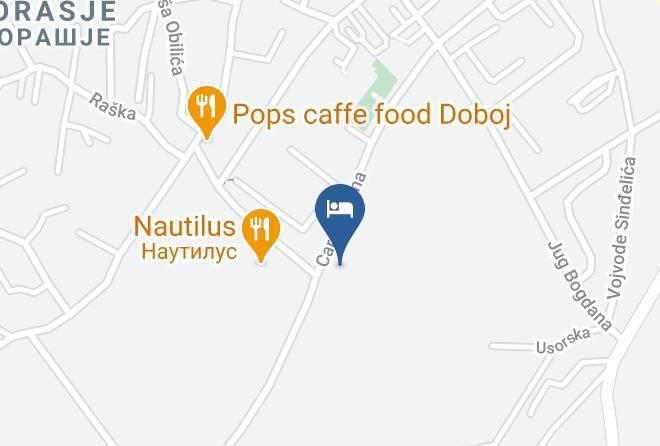 Doboj - Hotel Brcko Gas Doboj Maps