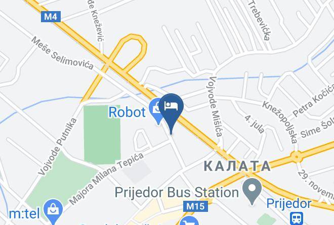 Banja Luka - Hotel Brcko Gas Prijedor Maps
