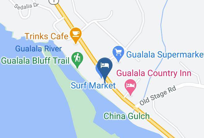 Mendocino - Hotel Breakers Maps