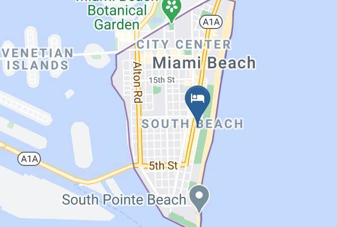 Miami Dade - Hotel Breakwater South Beach Maps