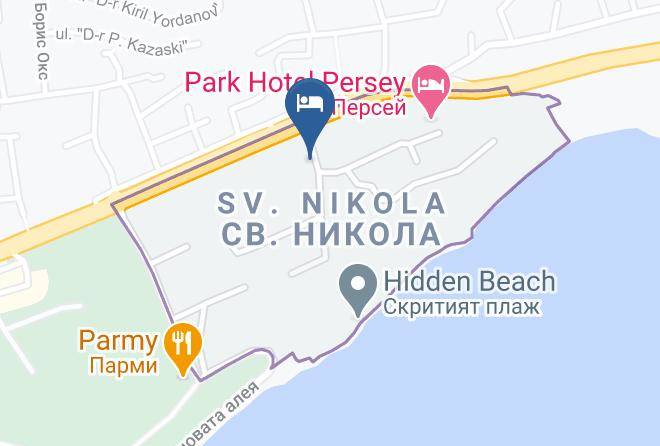 Varna Mestnost Sveti Nikola - Hotel Breeze 3 Maps