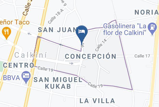 Calkini Municipality - Hotel Brenda Maria Maps