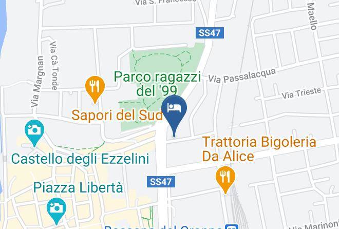 Vicenza - Hotel Brennero Maps