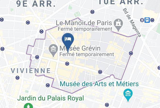 Paris - Hotel Bresil Opera Maps